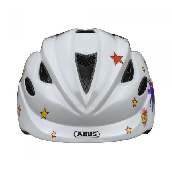 Casco de bici para niños marca abus modelo Anuky color White Comic -2