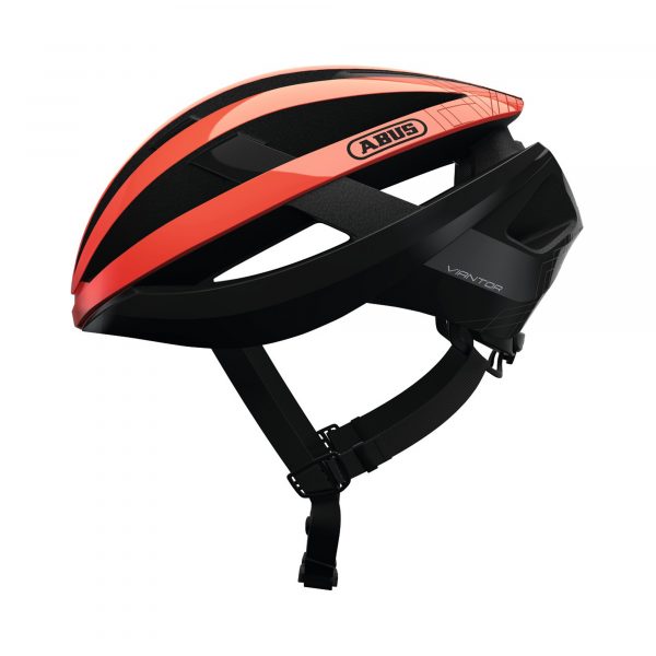 Casco para ciclismo de ruta marca abus modelo viantor color SHRIMP ORANGE-1