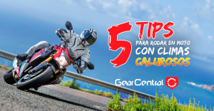 5 tips para viajar en moto con climas cálidos