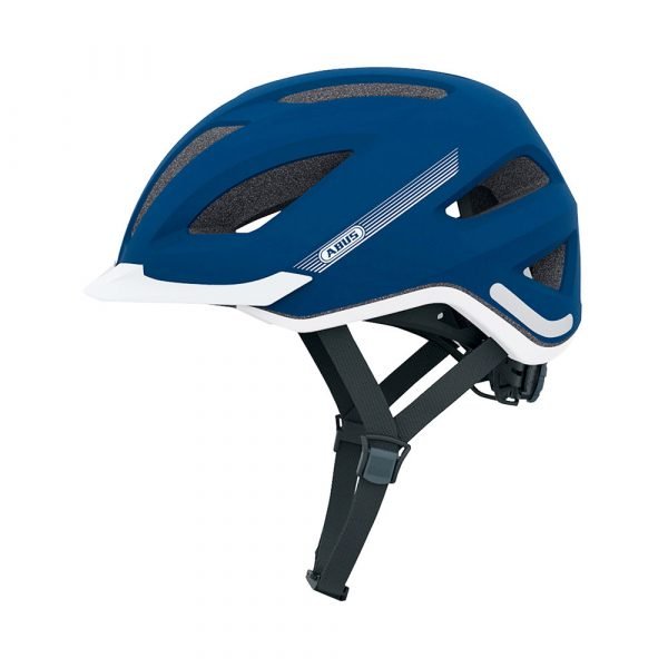 Casco de ciclismo marca Abus modelo pedelec Color Azul 1