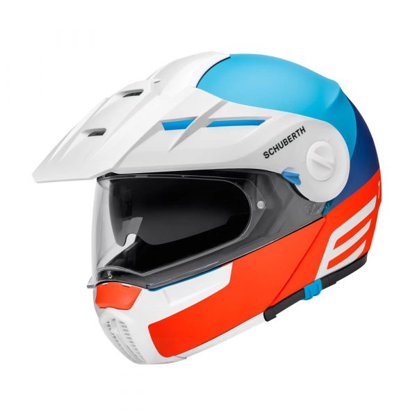 Casco para Motociclismo Marca Schuberth Modelo E1 Cut Color Azul