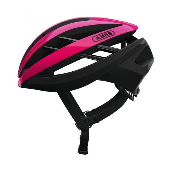 Casco para ciclismo de ruta Marca Abus Modelo aventor Color fuchsia pink 1