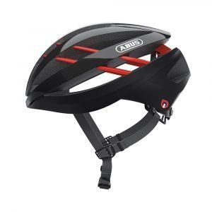 Casco para ciclismo de ruta marca abus modelo AVENTOR Quin color velvet black 3