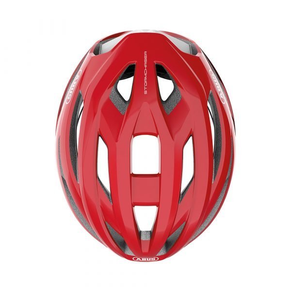 Casco para ciclismo de ruta marca abus modelo stormchaser color blaze-red-4