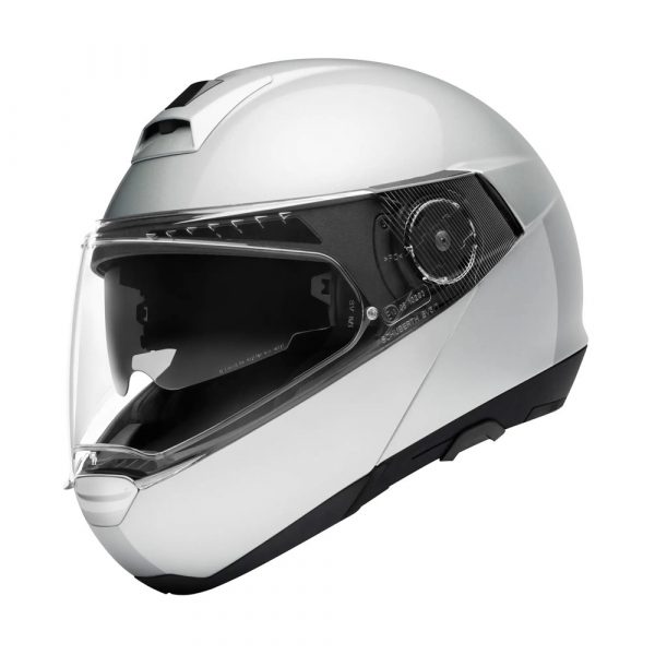 Casco para motociclismo Marca Schuberth C4 Pro Glossy Color Plata
