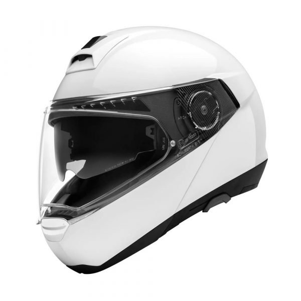 Casco para motociclismo Marca Schuberth C4 Pro Glossy Color White (2)