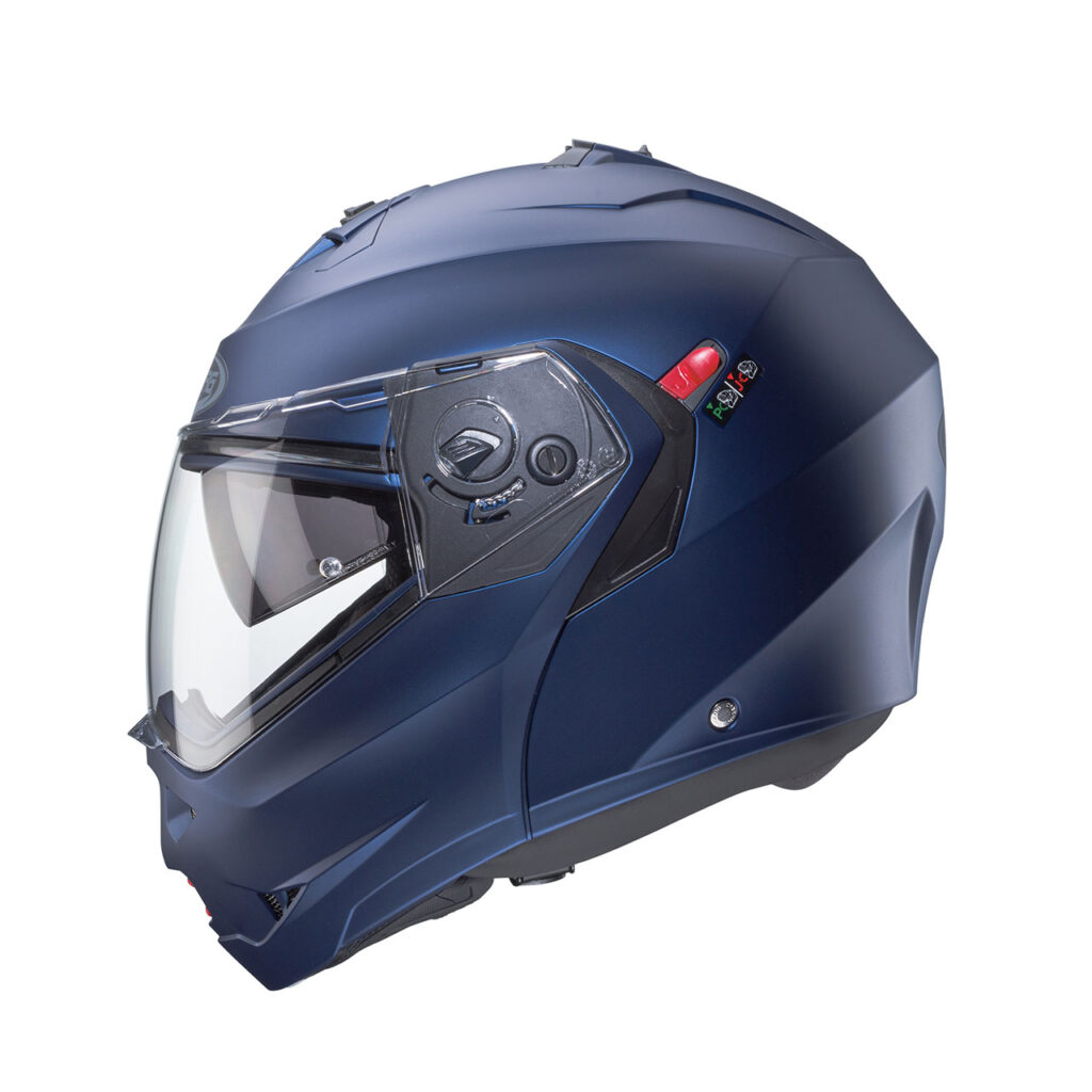 Casque Moto Modulable Caberg Duke X - Homologué ECE 22.06 P/J - Visière Solaire Intégrée - Préparé Pour Communicateur - Taille L - 2