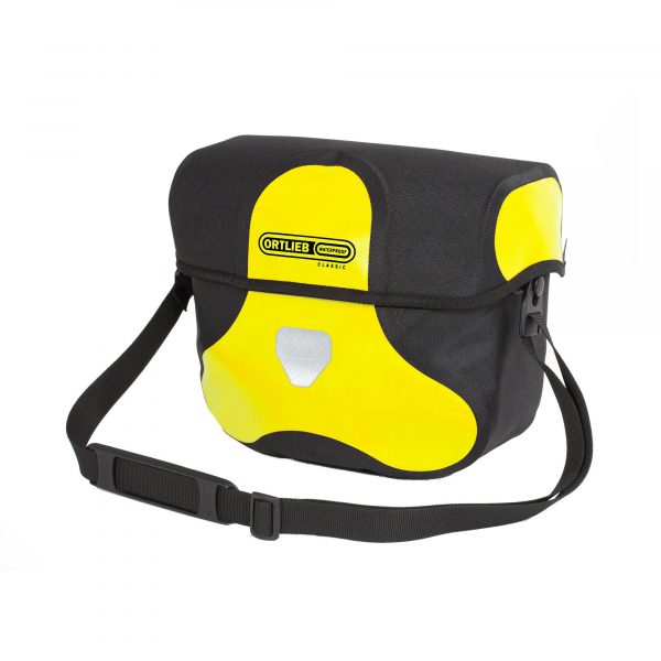 Bolsa de manillar marca ortlieb modelo ULTIMATE 6 CLASSIC color amarillo con negro -1