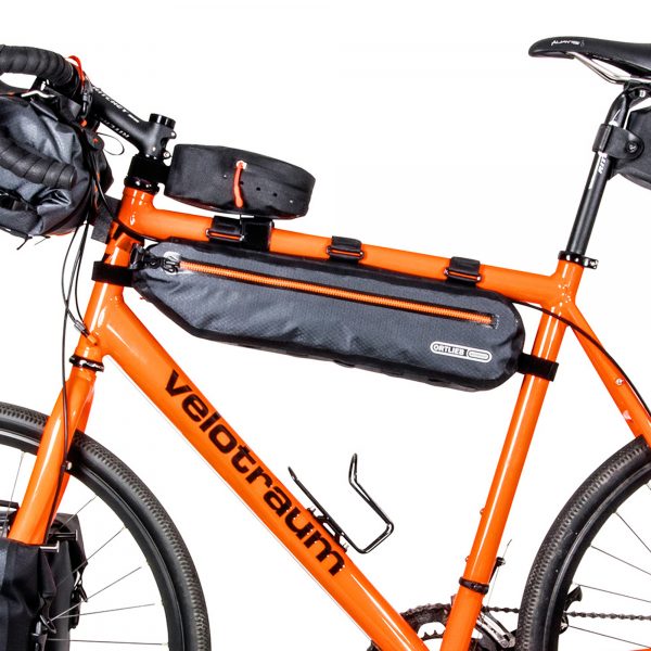 bolsa de cuadro para bicicleta marca ortlieb modelo FRAME TUBE color gris -1