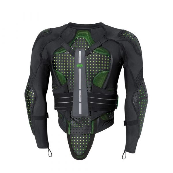 Protector de espalda anatómica y flexible Traje Top con protecciones integrales para motociclismo.  KENDO (1)