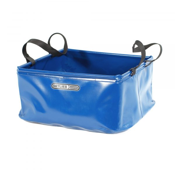 bolsa para transportar agua marca Ortlieb modelo Folding Bowl color azul-2
