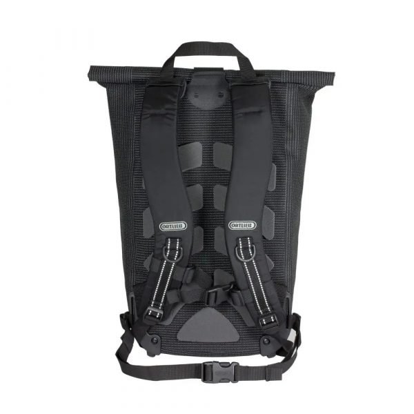 mochila tipo backpack o de mensajero para ciclismo urbano marca ortlieb modelo VELOCITY HIGH VISIBILITY 2 color negro - 2