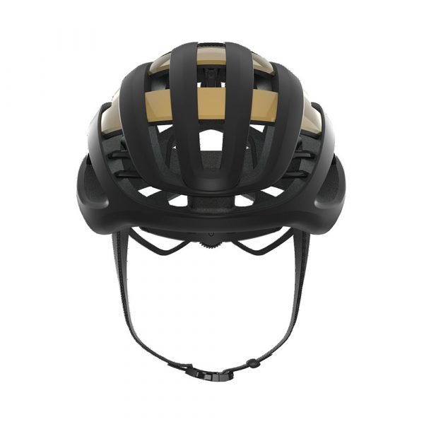casco de ciclismo marca abus modelo air breaker color black gold