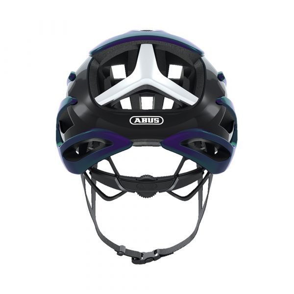 casco de ciclismo marca abus modelo air breaker color flip flop purple