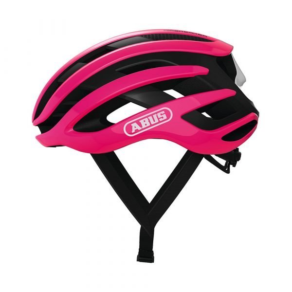 casco de ciclismo marca abus modelo air breaker color pink