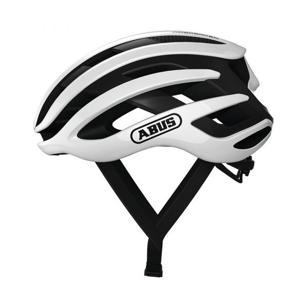 casco de ciclismo marca abus modelo air breaker color polar-white