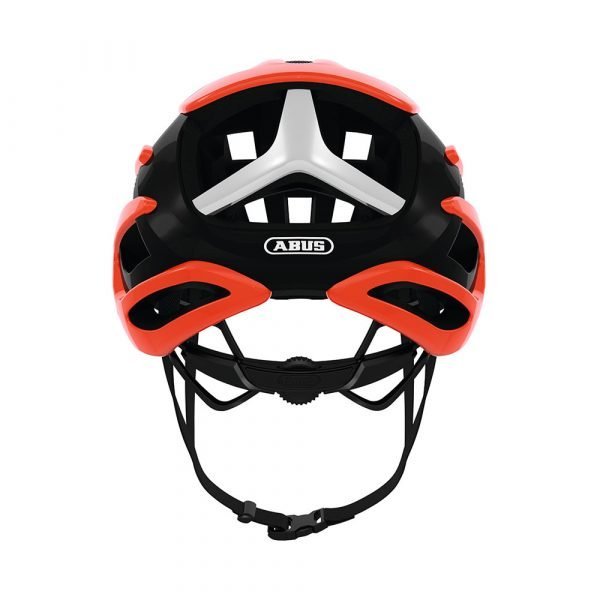 casco de ciclismo marca abus modelo air breaker color shrimp orange