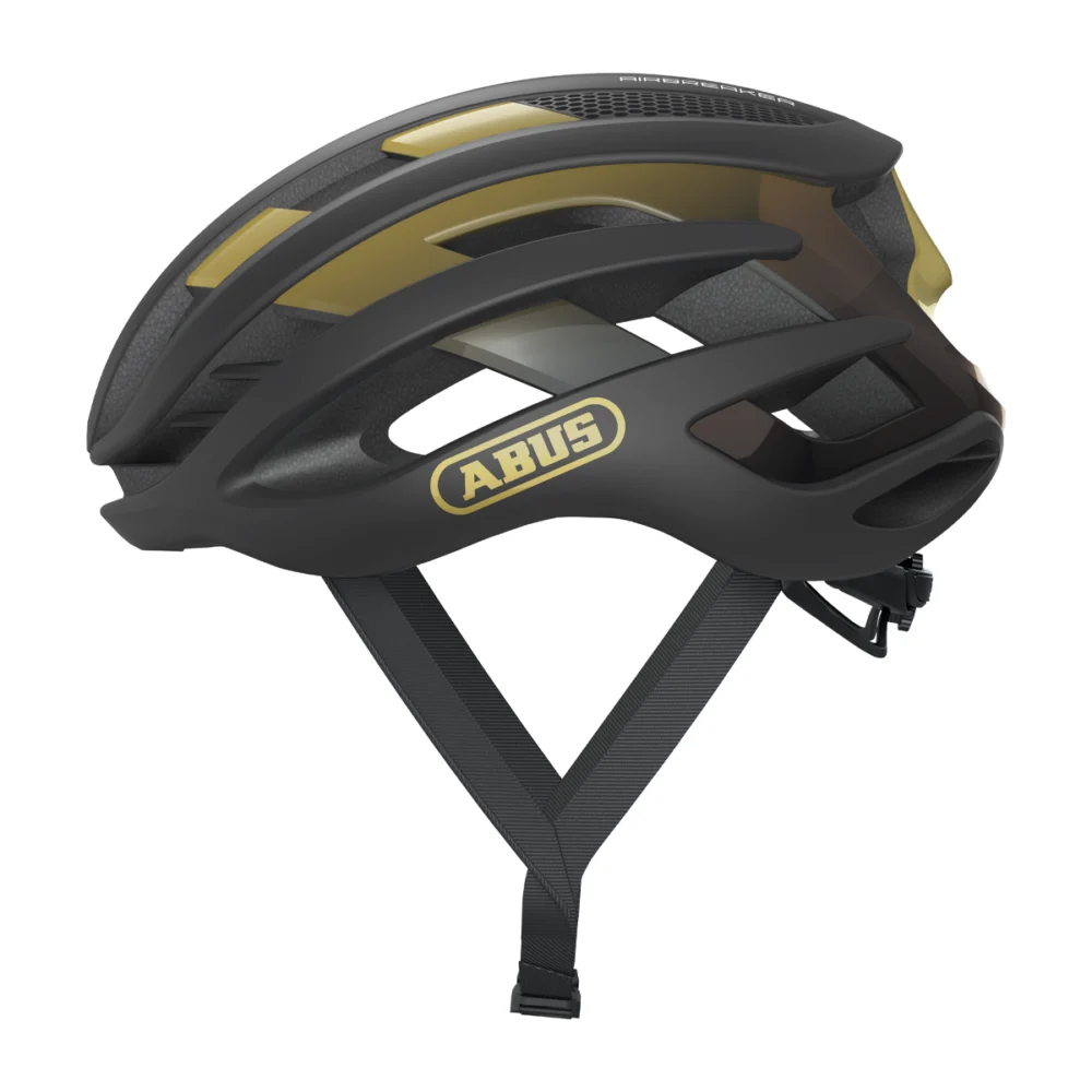 Casco ABUS AirBreaker Black Gold