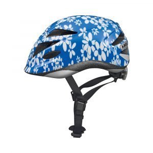 casco para ciclismo de niños modelo hubble blue flower