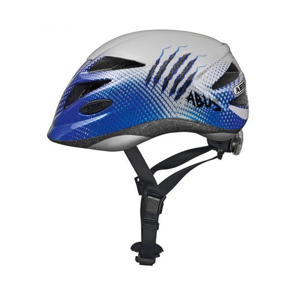 casco para ciclismo de niños modelo hubble blue scratches