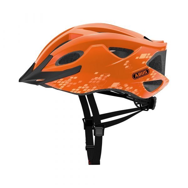 casco de ciclismo de ruta marca abus modelo S-CENSION color diamond orange 1