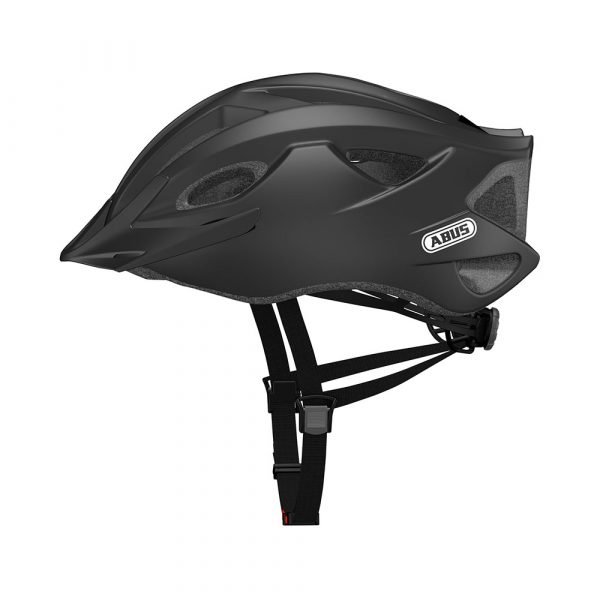 casco de ciclismo de ruta marca abus modelo S-CENSION color negro 1