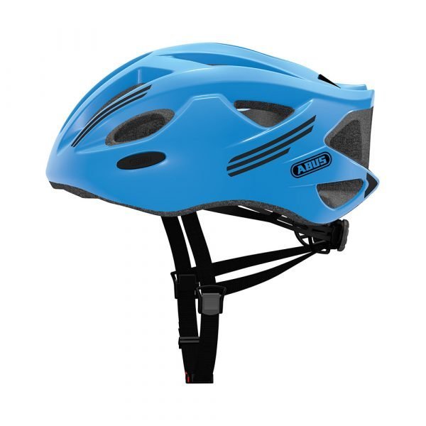 casco de ciclismo de ruta marca abus modelo S-CENSION color neon blue-1