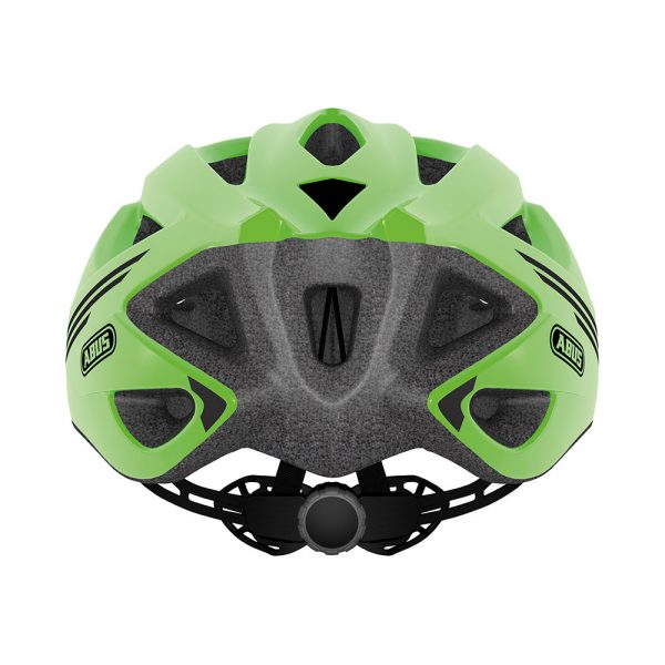 casco de ciclismo de ruta marca abus modelo S-CENSION color neon green-3
