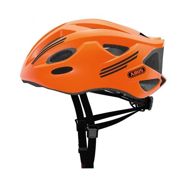 casco de ciclismo de ruta marca abus modelo S-CENSION color neon orange-1