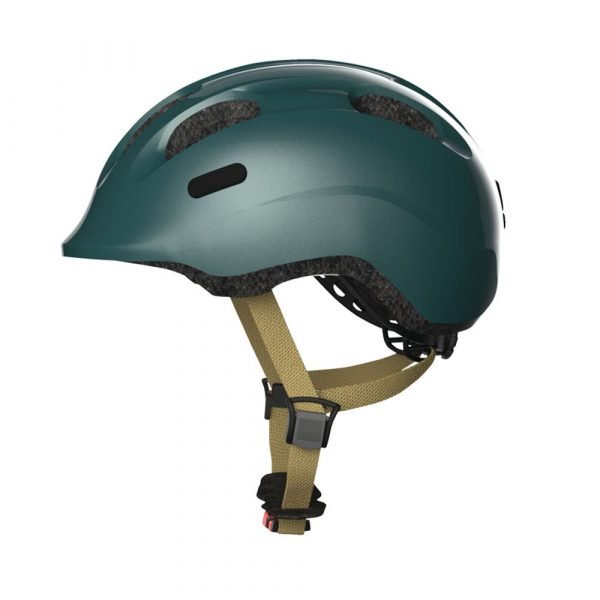 casco de ciclismo para niños marca abus modelo smiley color royal green 1