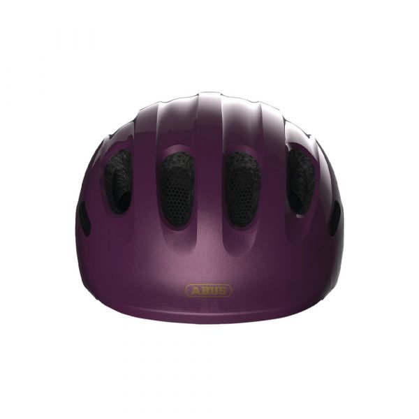 casco de ciclismo para niños marca abus modelo smiley color royal purple 2