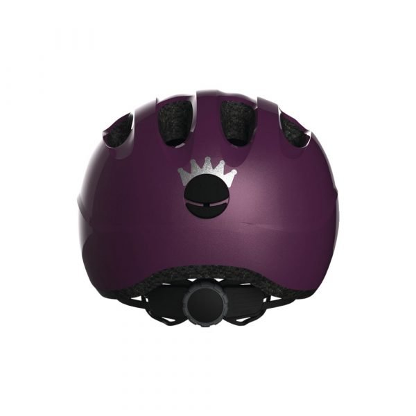 casco de ciclismo para niños marca abus modelo smiley color royal purple 3
