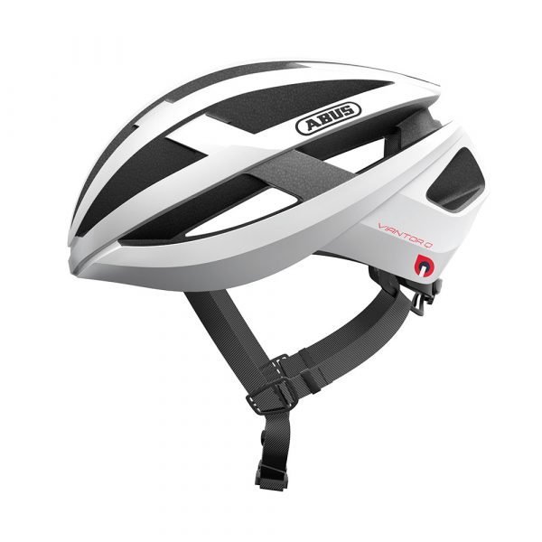 casco para ciclismo de carreras marca abus modelo VIANTOR Quin color color polar white 3