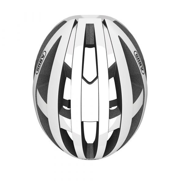 casco para ciclismo de carreras marca abus modelo VIANTOR Quin color color polar white 4