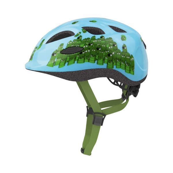 casco para ciclismo de niños marca abus modelo smiley croco-family