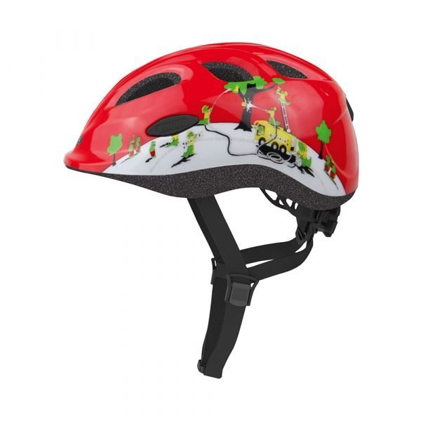 casco para ciclismo de niños marca abus modelo smiley croco-fire