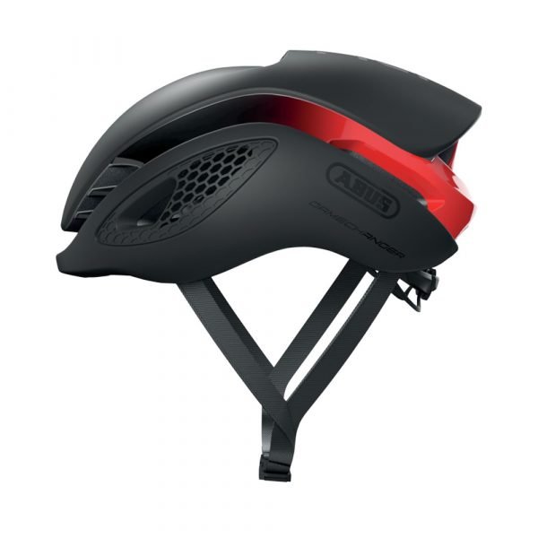 casco para ciclismo de ruta Marca Abus Modelo game changer Color black red-1
