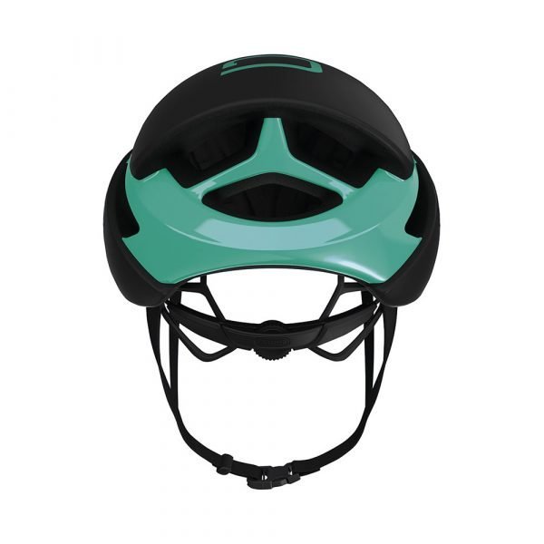 casco para ciclismo de ruta Marca Abus Modelo game changer Color celeste green-3