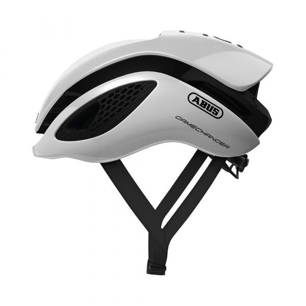casco para ciclismo de ruta Marca Abus Modelo game changer Color polar white-1