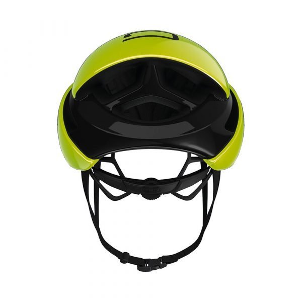 casco para ciclismo de ruta Marca Abus Modelo game changer neon yellow-3