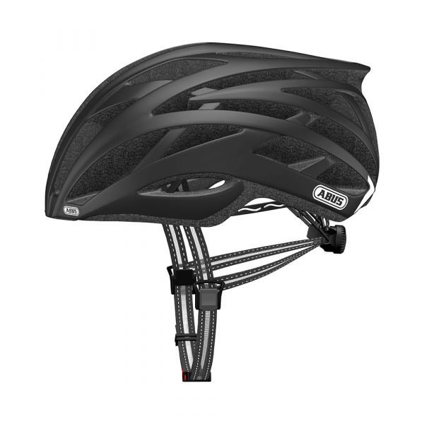 casco para ciclismo de ruta marca abus modelo tectical pro v2 color velvet black 1