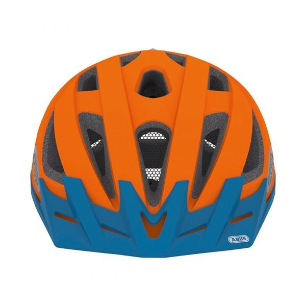 casco para ciclismo urbano marca Abus modelo urban color Neon-Orange-2