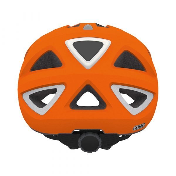 casco para ciclismo urbano marca Abus modelo urban color Neon-Orange-3