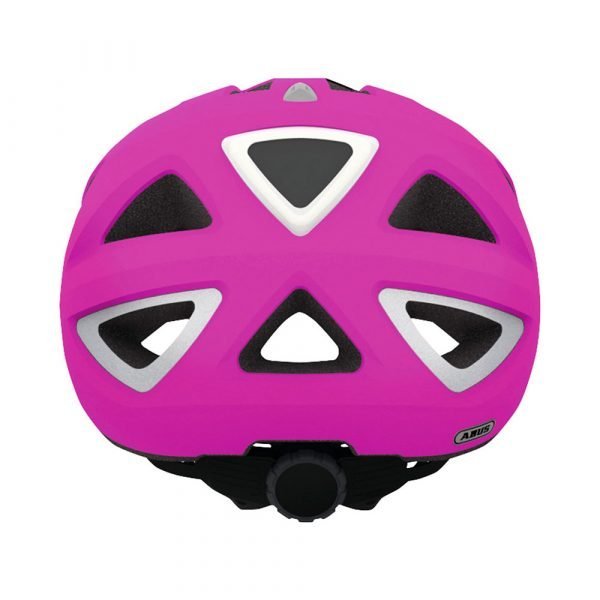 casco para ciclismo urbano marca Abus modelo urban color Neon-Pink-3