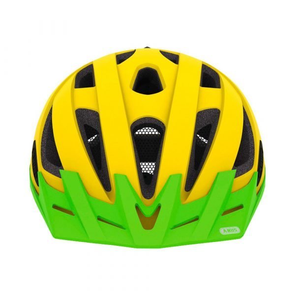 casco para ciclismo urbano marca Abus modelo urban color Neon-Yellow-2
