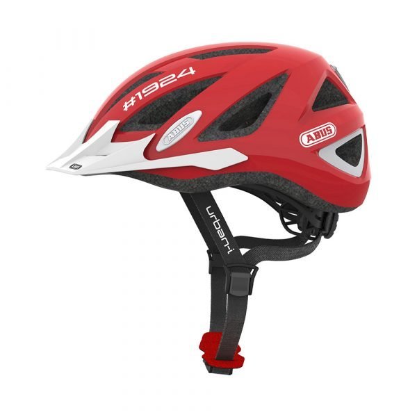casco para ciclismo urbano marca Abus modelo urban color Red-1
