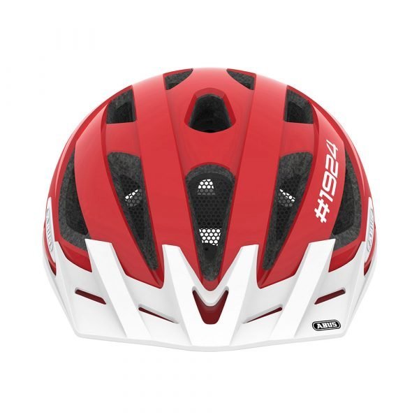 casco para ciclismo urbano marca Abus modelo urban color Red-2