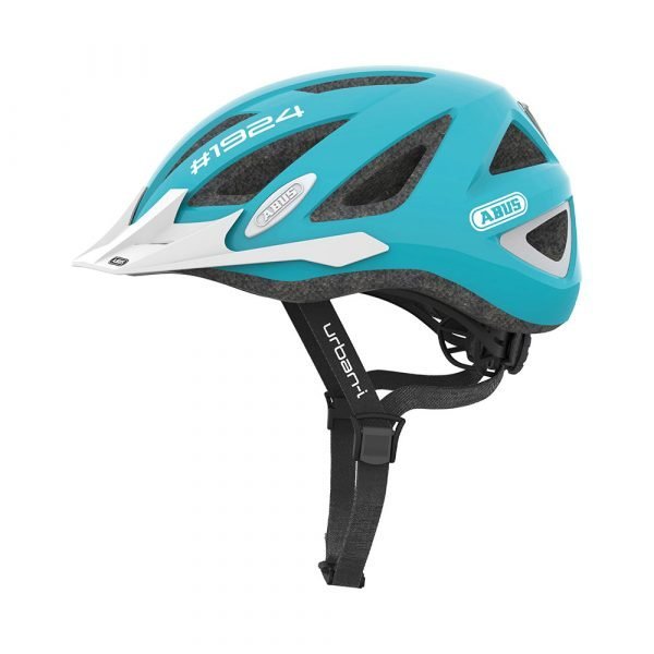 casco para ciclismo urbano marca Abus modelo urban color Turquoise-1