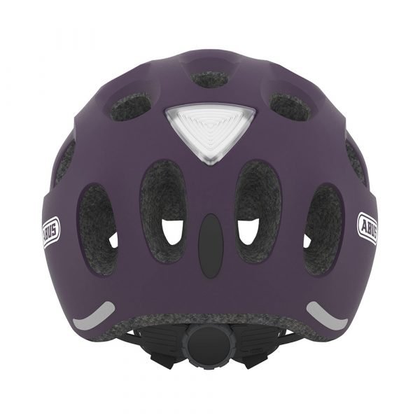 casco para ciclismo urbano marca abus modelo YOUN-I ACE color morado 3