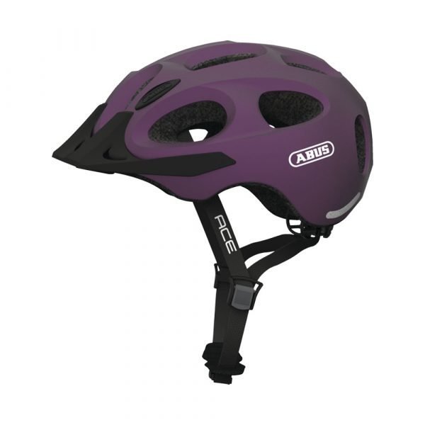 casco para ciclismo urbano marca abus modelo YOUN-I ACE color plum matt 1